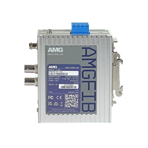 AMG Systems AMGFIB-2VT-S1A AMGFIB Series 2-Channel CVI / TVI / AHD / CVBS Video Transmitter, Singlemode 20Km, 1-Fiber, A-Side