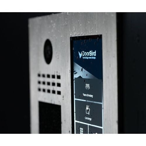DoorBird D31TDH-SSV2A IP Video Intercom for Multi-Tenant Residences and Buildings with Up to 1000 Units