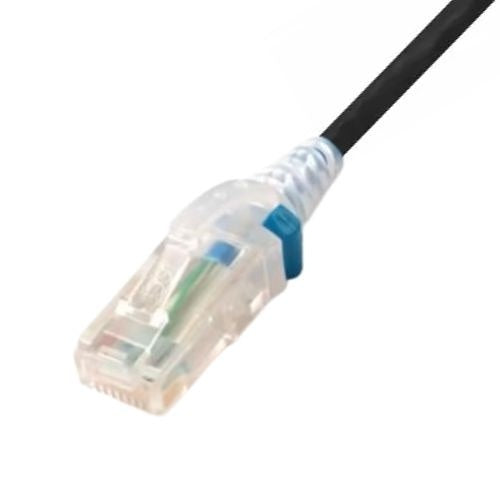 Siemon SP6A-14-01 CAT6a Cable, 14\', Black