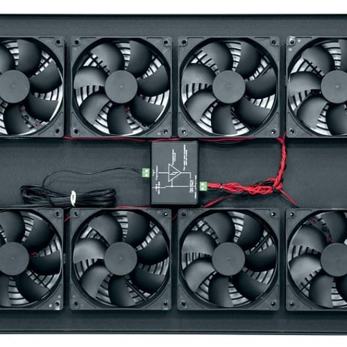 Middle Atlantic BGR-552FT-FC BGR Series 552 CFM Fan Top with Controller for BGR Series Racks