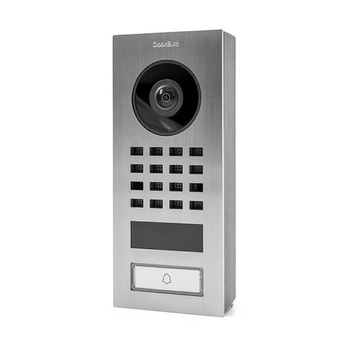 DoorBird D1101V-S-SSV2A Surface Mount IP Video Intercom, Surface-Mount, Stainless Steel V2A