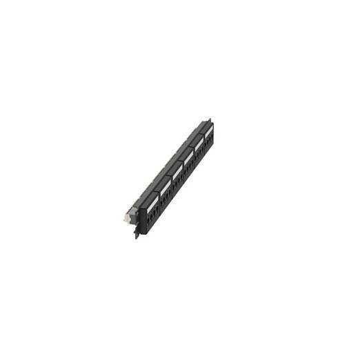 Panduit CPPKL6G24WBL Network Patch Panel, 24 Port CAT 6 TX Modular Kit