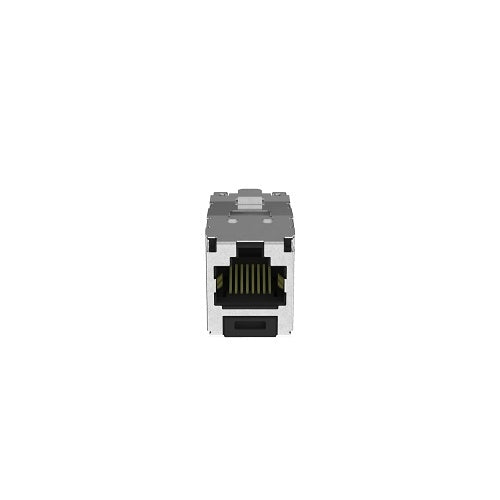 Panduit CJS6X88TGY-24 Mini-Com Shielded RJ45 CAT6A TG Jack Module, Black