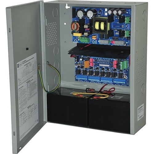 Altronix EFLOW104NKA8D Dual Output Power Supply Charger, PTC Outputs, 12VDC 24VDC, 120VAC, BC400 Enclosure