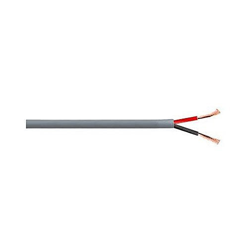 Remee R001006RM2G 18/2 Stranded Security Alarm Cable, CMR, FPLR, FT4, Unshielded, 1000' (304.8m) Pull Box, Gray