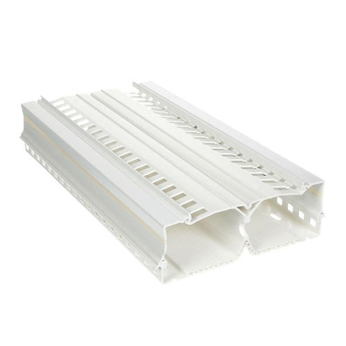 Panduit DRD33WH6 PanelMax DIN Wiring Duct with Base, Covers and DIN Rail Fasteners, 3-Height