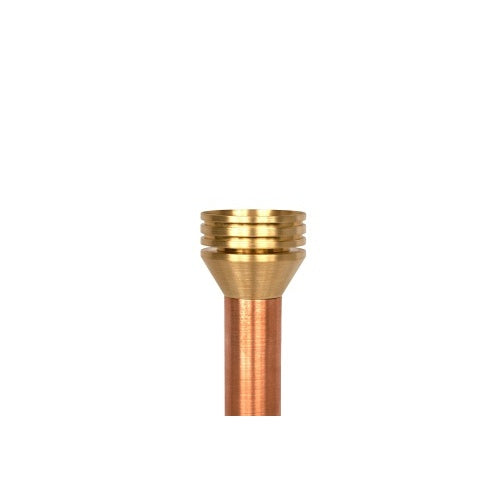 FX Luminaire P-1LED-12RA-CU Pinnacle Collection Series 12\\" Petite Riser, 2.0W / 2.4VA, Copper
