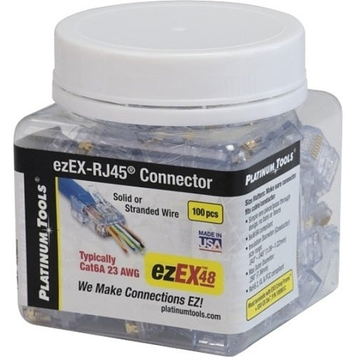 Platinum Tools EZex48 EZex-RJ45 CAT6a Connector
