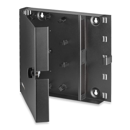 Signamax FEW1-04L1 24-96 Fiber Wall-Mount Optical Fiber Enclosure with 4-LGX Plates and Cam Latch