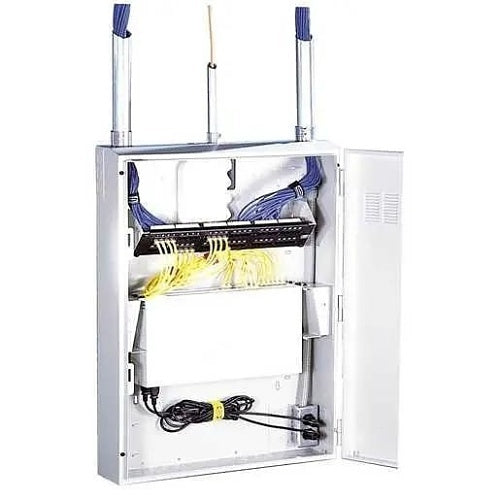 Hubbell RE4X REBOX Commercial Cabinet, 42.2\\"x 24.2\\"x 10\\", Light Gray