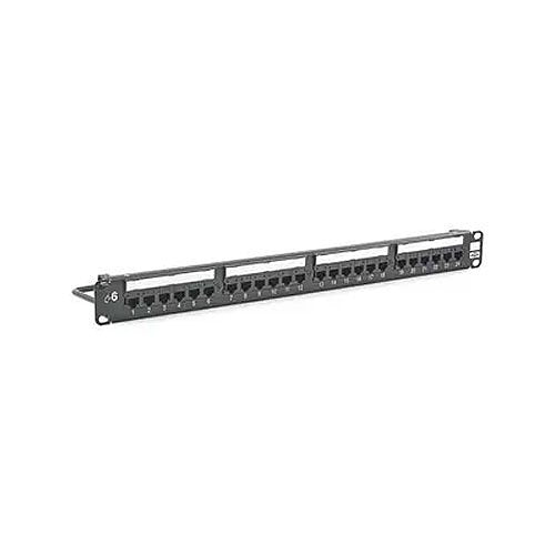 Hubbell HP624 Patch Panels, CAT6, 24-Port, UniversalWiring Image of 40-HP624