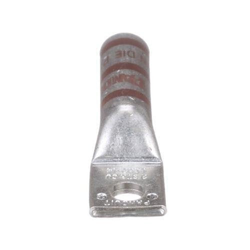 Panduit LCB2-14-Q Compression Connector Lug, 1-Hole, #2AWG, Copper