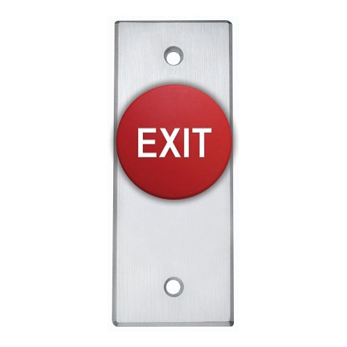 Camden CM-4100RE Narrow Red Mushroom Switch Exit, Normally Open