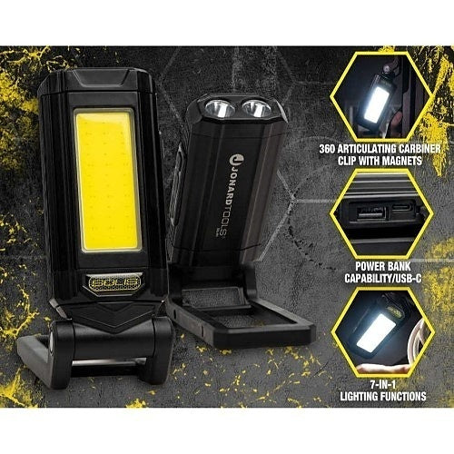 Jonard Tools SOL-W1 Solis Rechargeable 360° Pivoting Worklight