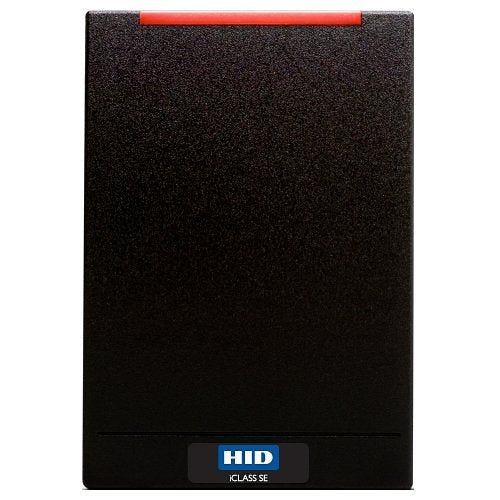 HID 920NBNNEKE0000 iCLASS SE R40 Smart Card Reader, Wall Switch, Low Frequency Off, High Frequency Seos, Wiegand, Pigtail, HID Elite and Mobile-Enabled, Black (Replaces 920NTPTEK00234)