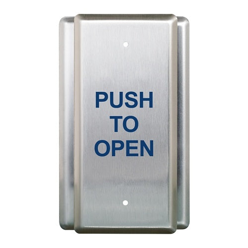 Camden CM-35/3 Single Gang Push Plate Switch, Vertical Mounting, 4-1/2\\"x2\\" (114mm x 50.8mm)