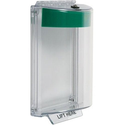 STI 13020NG Universal Stopper Dome Cover Flush-Mount, Label Hood with Horn, No Label, Green