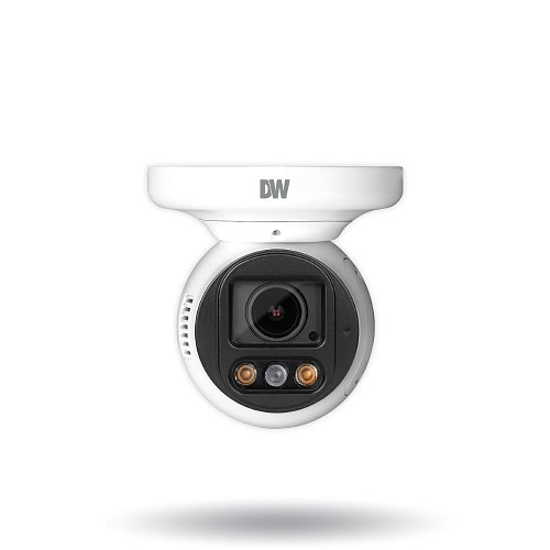 Digital Watchdog DWC-XSTD05MFQ MEGApix Ai 5MP Turret IP Camera with 2.7-2 mm Vari-Focal Lens, White Light LEDs, Flash Lights and QR Code Reader, White