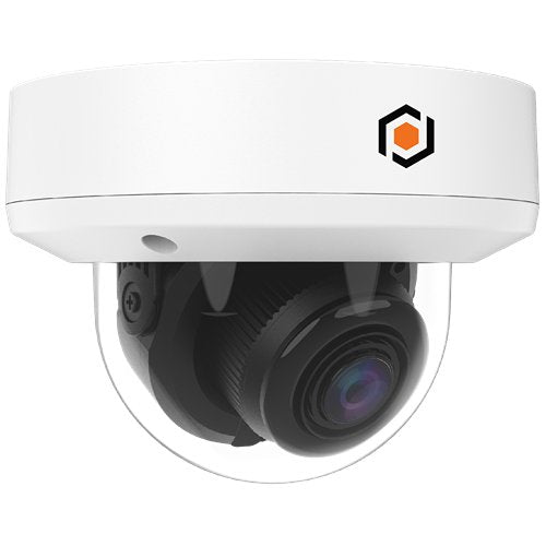 G.S.D D6Z2812AIO-5MP 5MP HD Analog Dome Camera, 2.8-12mm Lens, Vandal-Proof, IP66, Weatherproof, White