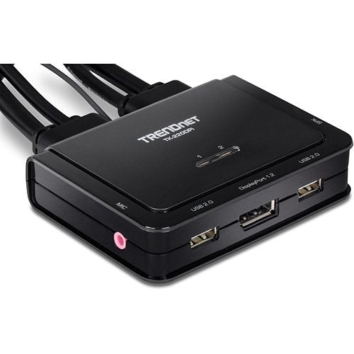 TRENDnet TK-220DPI 2-Port 4K DisplayPort KVM Switch