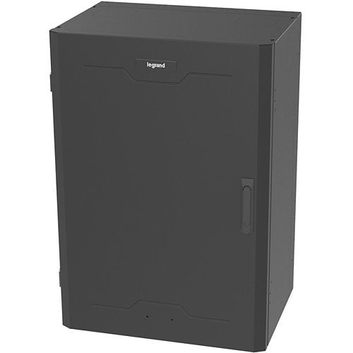 Legrand 8ru Vertical Wall-Mount Cabinet Split Door 42\\"h Image of OR-VWMSD8RU4