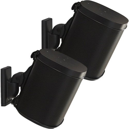 Sanus WSWM22-B1 Sanus WSWM22 Wireless Speaker Swivel and Tilt Wall Mount for Sonos 1, Sonos SL, Play:1, Play:3, Black