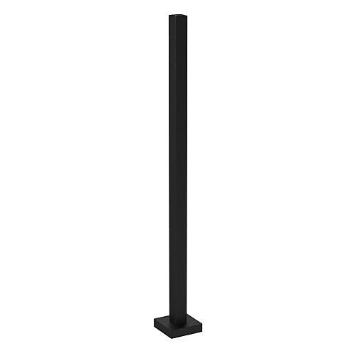Pedestal Pro 66TOW-PRO-002-CRS 12\' Steel Camera Pole with 6\\" Tube, ADA Compliant, Powder Coated Black Wrinkle