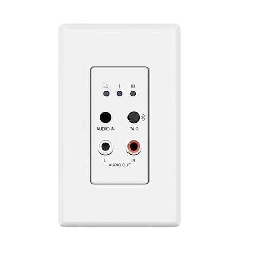 Blustream DA11ABL-WP-V2-US Bluetooth and Analog Audio Dante Wall Plate