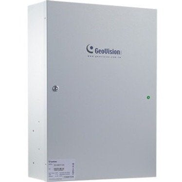 GeoVision GV-AS4111 KIT Complete with Ul Certification, 4-Door Panel with Power Board and Optional Backup Battery Unit in Iron Case