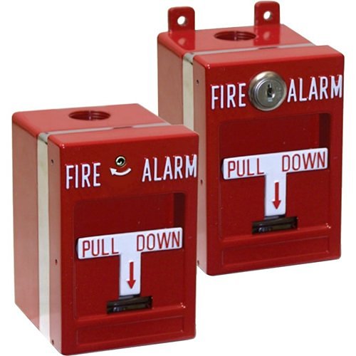 Edwards Signaling MPSR1-D45WX-GE Single-Action Explosion Proof Manual Pull Station, DPDT, Cat 45 Key Reset, Terminal Connections
