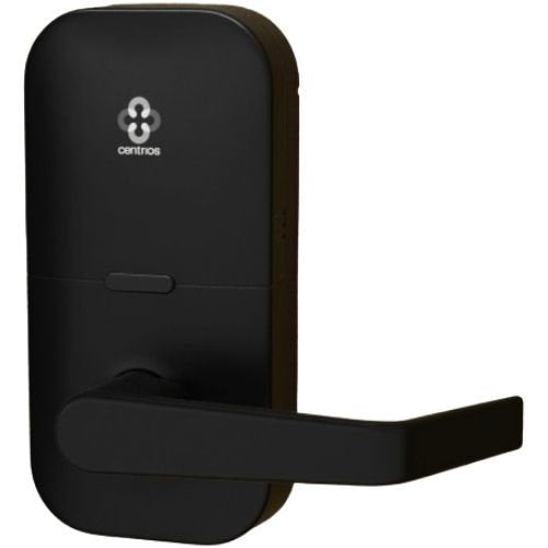 Centrios CEM100-AU-BSP-PARA-KR Mortise Lock, Augusta, PARA, Black Suede Powdercoat