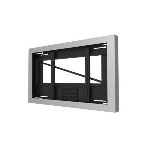 Peerless-AV KIL655-S 55\\" On-Wall Kiosk Landscape Enclosure, Silver