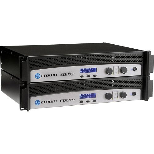 Crown CDI2000 CDi 2000 2-Channel 800W Power Amplifier, 70V/140V, Ohms