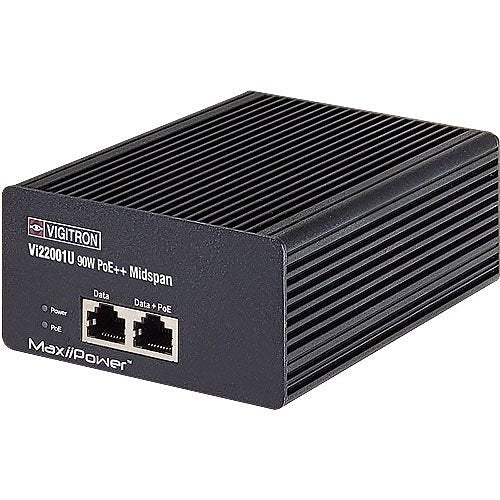 Vigitron Vi22001U MaxiiPower 1-Port Midspan with Built-in Power Supply, 90W