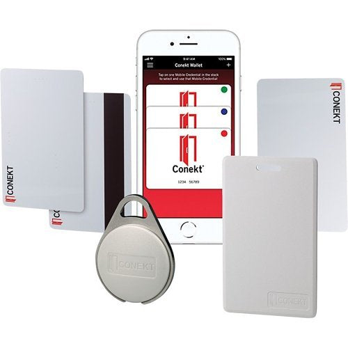 RCI CSC-2 Conekt Series 13.56 MHz High Security Clamshell Card, 25-Pack, White