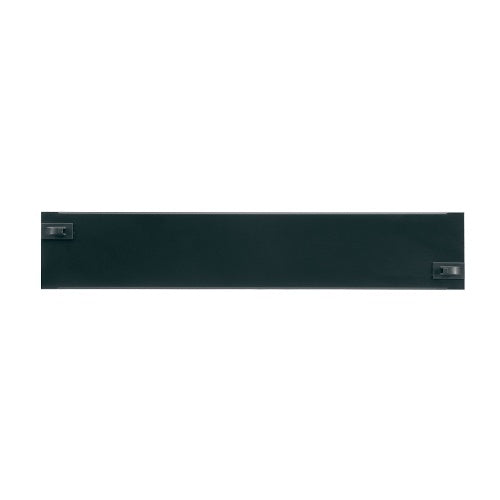 Middle Atlantic FWD-EB2 Forward Series Tool-less Blank Rack Panel, Flanged, 2U, Stainless Steel