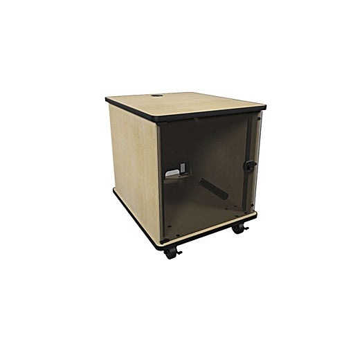 Middle Atlantic MFR-1227KM MFR Mobile Furniture Floor Standing Rack, 12U, Knotted Maple