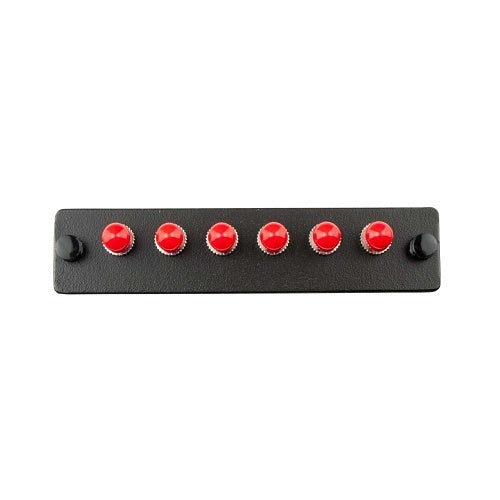 Cleerline SSF-ST06-MM-SM LGX Adapter Plate, 6 Fiber, Simplex, ST/UPC, 50 µm OM3-4 or 9 µm OS2