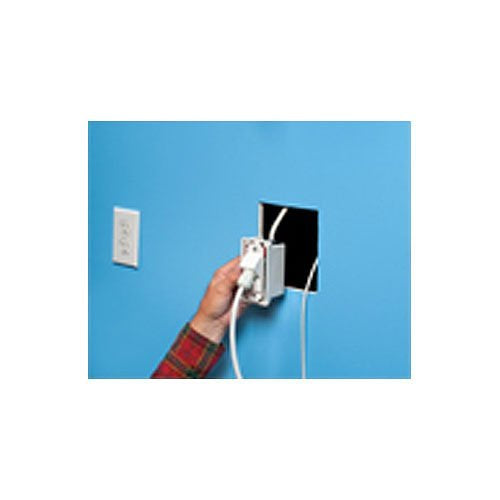 Arlington TVBRA2KGC TV Bridge II Kit with 2-Gang power/low voltage box and ground clips for Canada