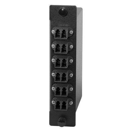 Hubbell OCLC50 12-Adapter Plug and Play MTP Cassette, LC Duplex Connector