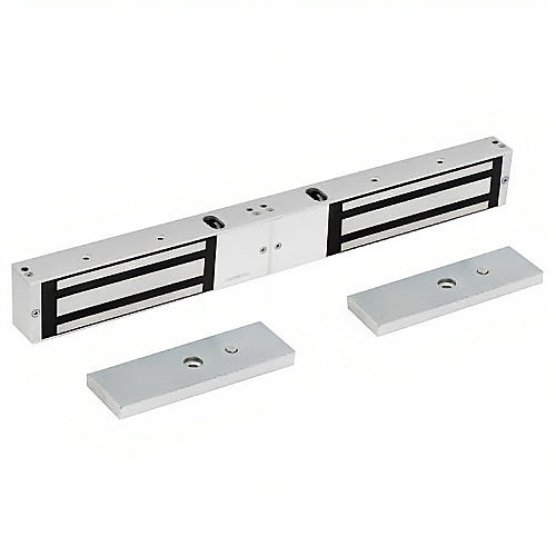 Schlage MG1200-2 MG1200 Series Double Mag Lock, 1200 lb, Satin Stainless Steel