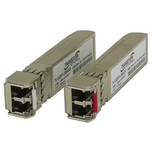 Lantronix TN-10GSFP-LR4M-D54 DWDM MSA Compliant Multi-rate SFP+ Module, 1000BASE-LX/10GBASE-ER, 1G/10