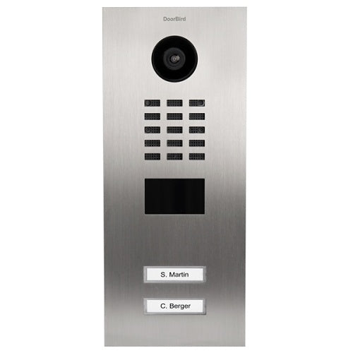 DoorBird D2102V IP Video Intercom, Stainless Steel V4A
