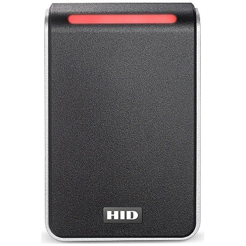 HID 40HTKS-03-0004XR Signo PIV 40 Terminal Strip Reader, Custom Profile, Black with Silver Trim
