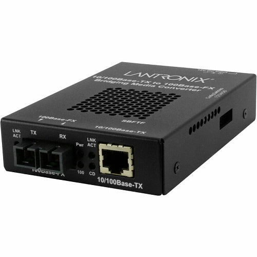 Lantronix SBFTF1013-105-OZSBFTF Series Media Converters 10/100BTX to 100BFX SC MM, 3.3V, Orange