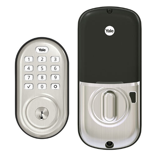 Yale YRD216-NR-619 Grade 2 Assure Lock Keypad, Standalone, Satin Nickel