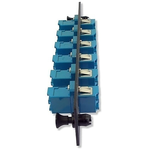 Lynn Electronics FAS-12SLC 12-Fiber LC Duplex 6-Port SM Adapter Strip