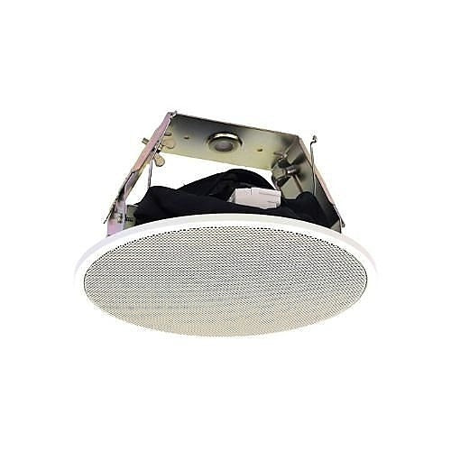 TOA PC-1860S F00 5\\" Ceiling Speaker with Mounting Bracket, 6W, 94 dB, White