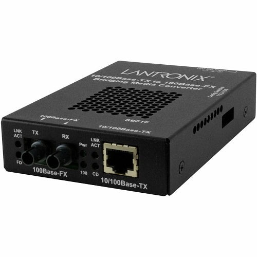 Lantronix SBFTF1011-105-LA SBFTF Series Media Converter 10/100BTX to 100BFX, 1x9, ST MM, 3.3V, LA