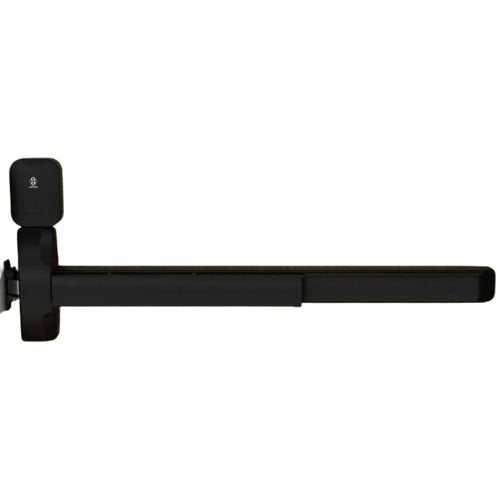 Centrios CEE100-AU-BSP-PARA Exit Trim with Push Bar Monitoring Sensor, Augusta, PARA, Black Suede Powdercoat